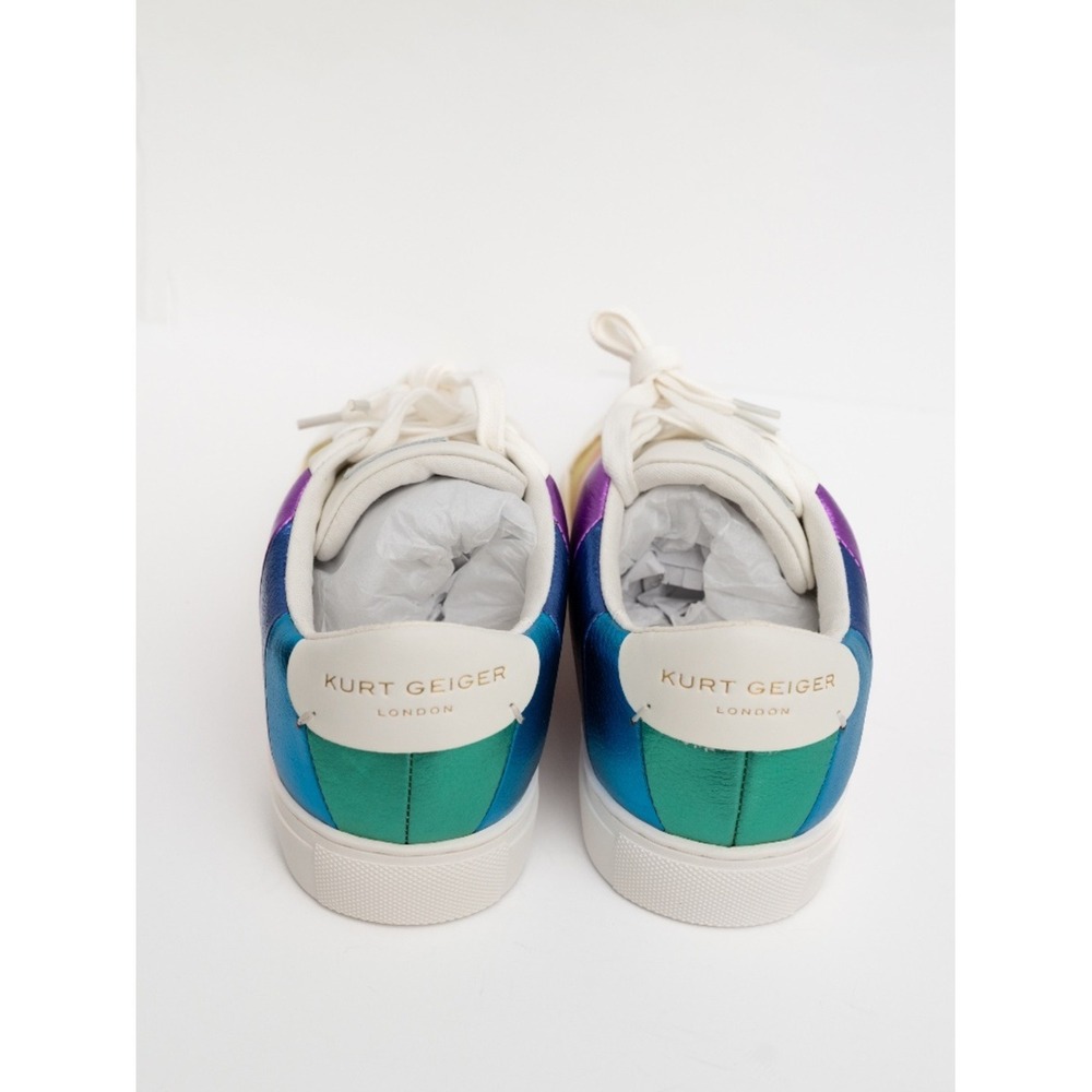 KURT GEIGER LONDON | New! Women's Lane Stripe Low-Top Sneakers - Picture 5 of 12